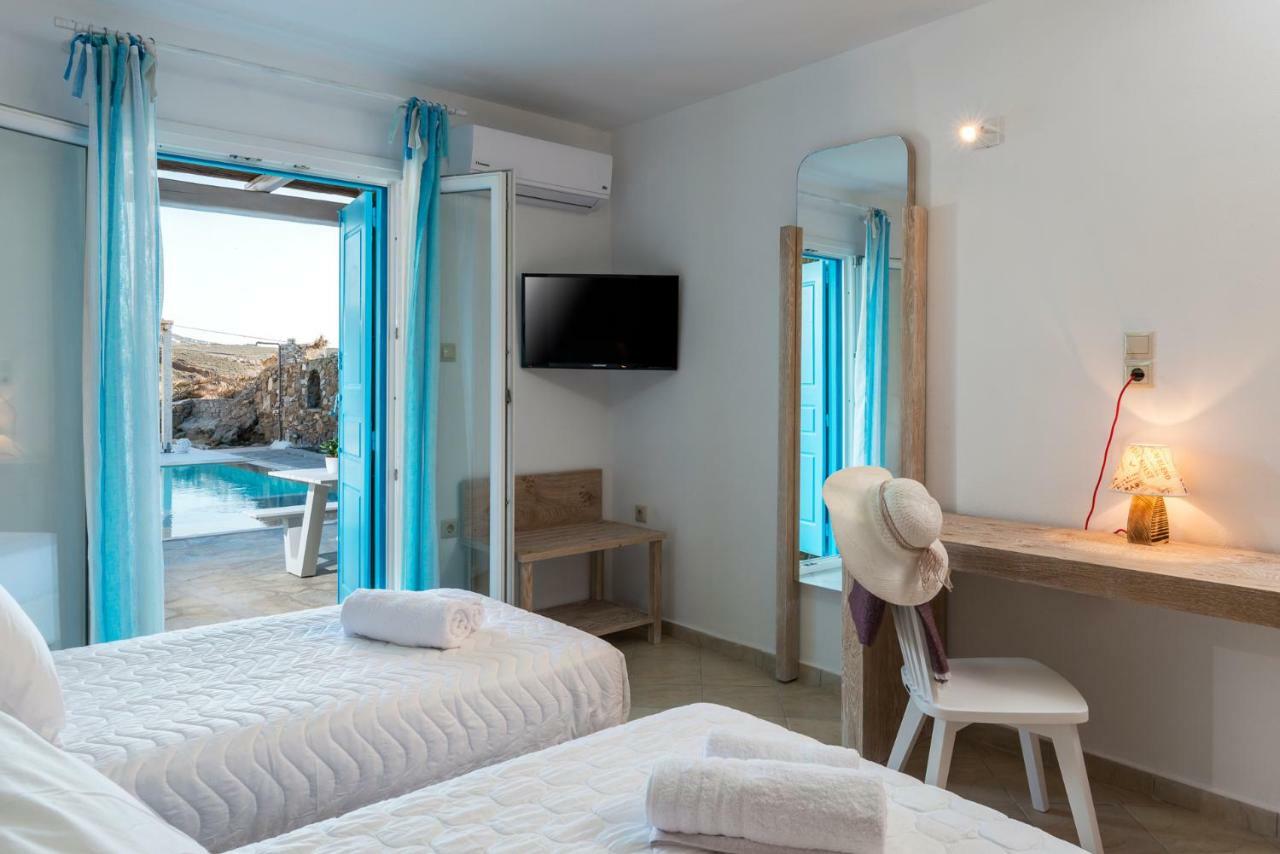 Wild View Mykonos Villa Merchia Beach Buitenkant foto