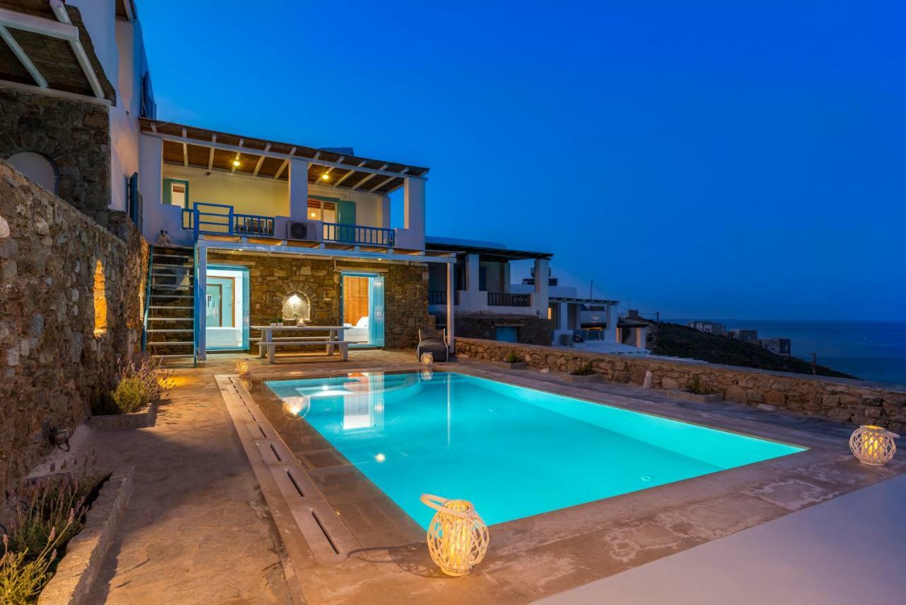 Wild View Mykonos Villa Merchia Beach Buitenkant foto
